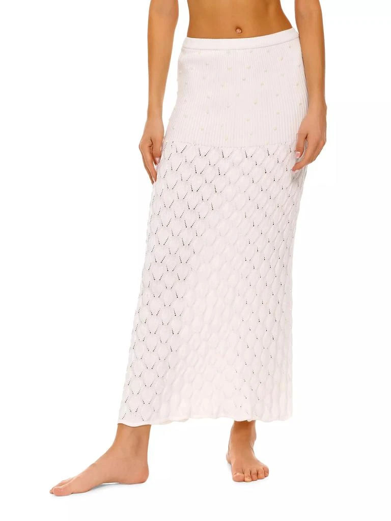 Agua Bendita Theodora Tales Knit Maxi Skirt 4