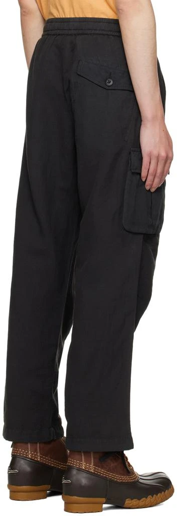 MAHARISHI Black Asym Cargo Pants 3