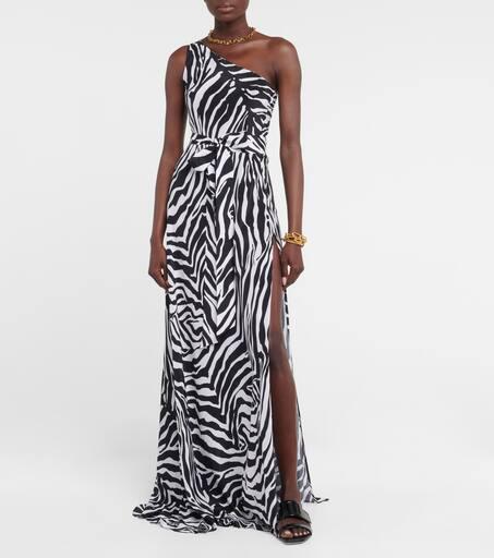 Alexandra Miro Odetta crêpe de chine dress