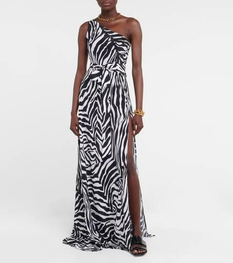 Alexandra Miro Odetta crêpe de chine dress 2