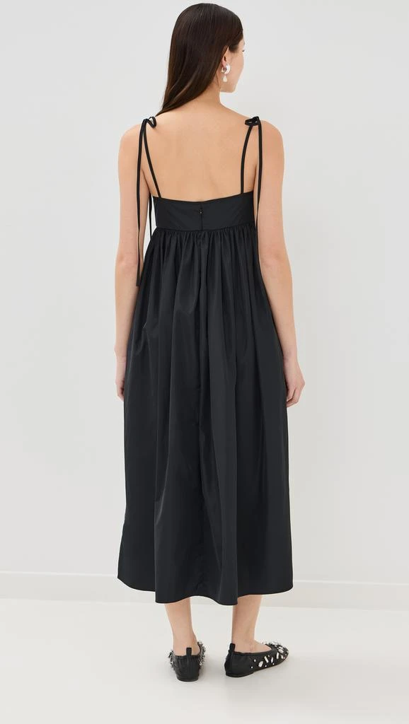 CECILIE BAHNSEN Alena Dress Recycled Faille Black 2