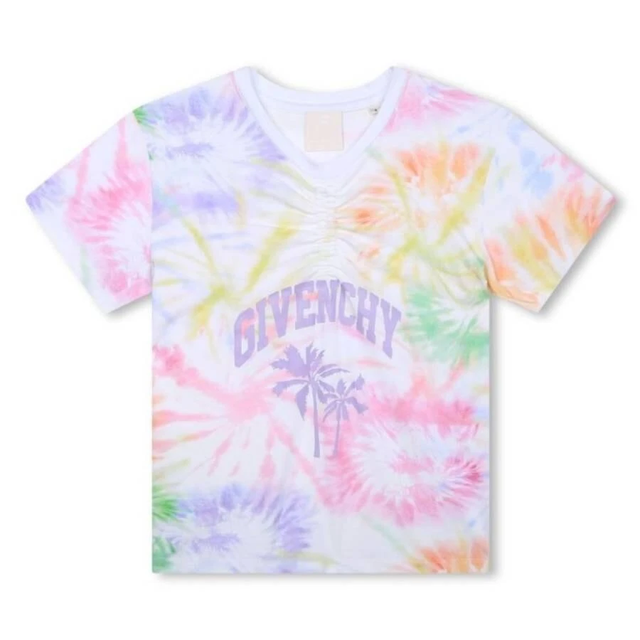 Givenchy Girls Tie-Dye Logo T-Shirt 1