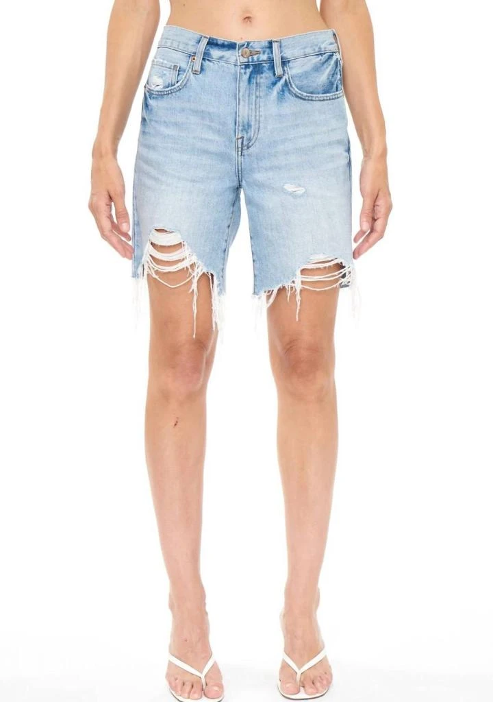 PISTOLA Kelly 90S Skater Short In Sesame 4
