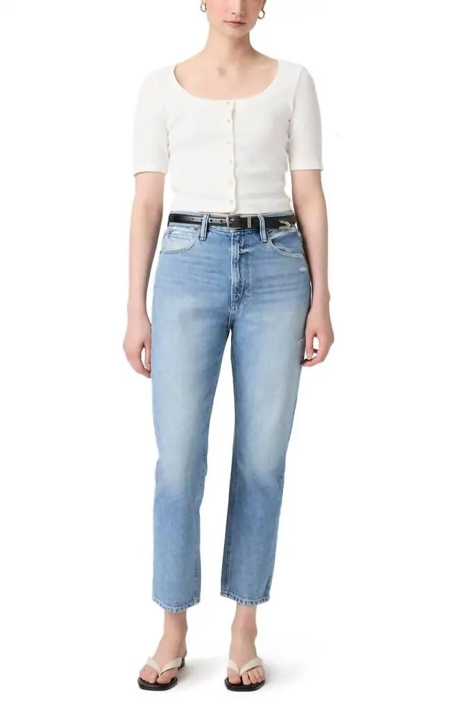 Paige Paige - Billy Crop Straight Leg Jeans