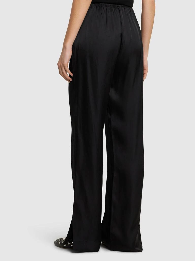 ANINE BING Aden Silk Blend Wide Pants 2