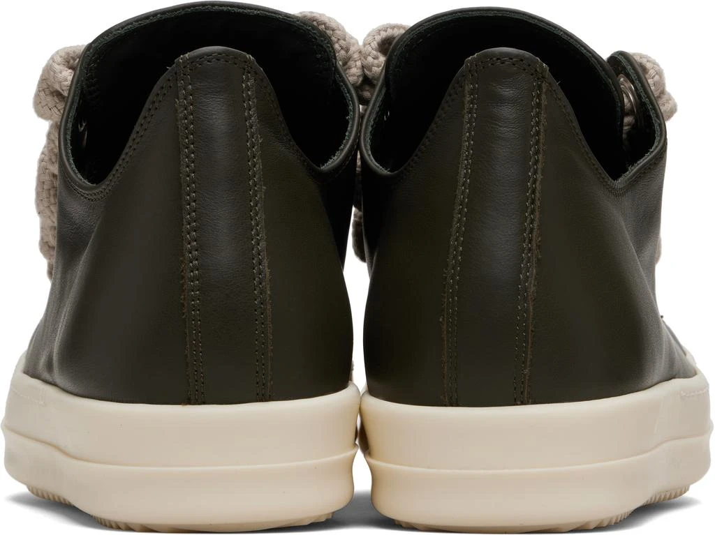 Rick Owens Khaki Concordians Jumbolace Low Sneaks Sneakers 2