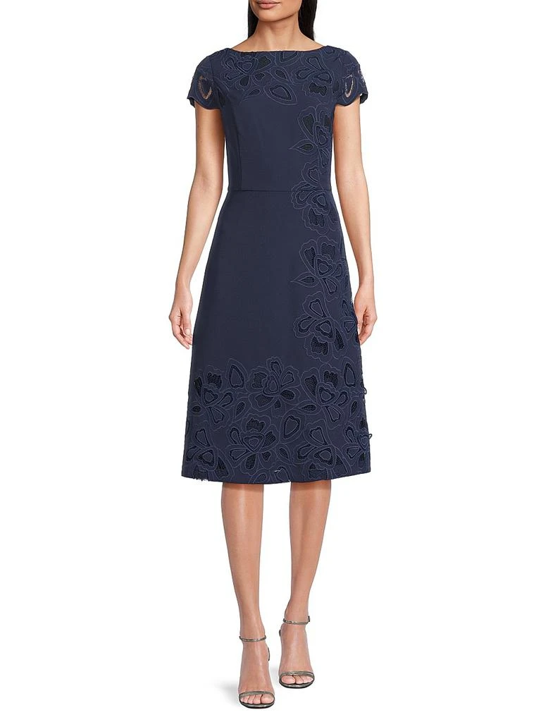 lace tee dress Ever-Pretty Inclusive Elegant Plus Size Lace Midi Dress with Slit for Mothers of the Bride & Wedding Guests