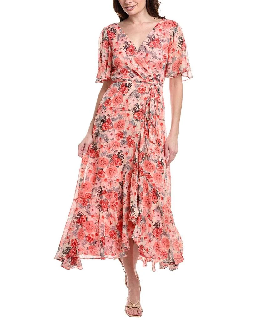 Taylor Chiffon Faux Wrap Maxi Dress 1