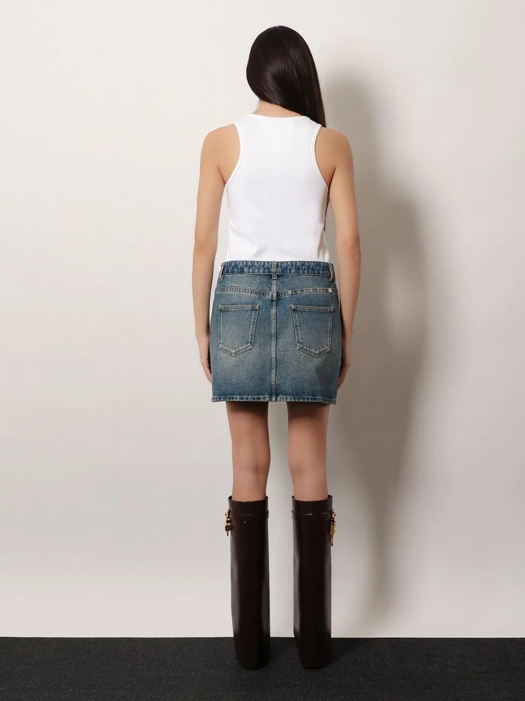 Givenchy Denim skirt with 4g chain 8