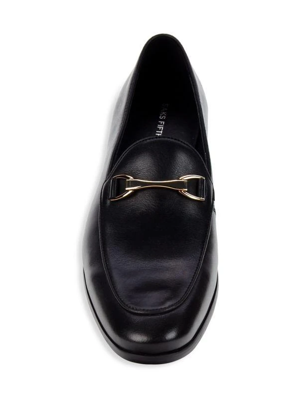 Saks Fifth Avenue Dunham Leather Bit Loafers - Business  display picture 2