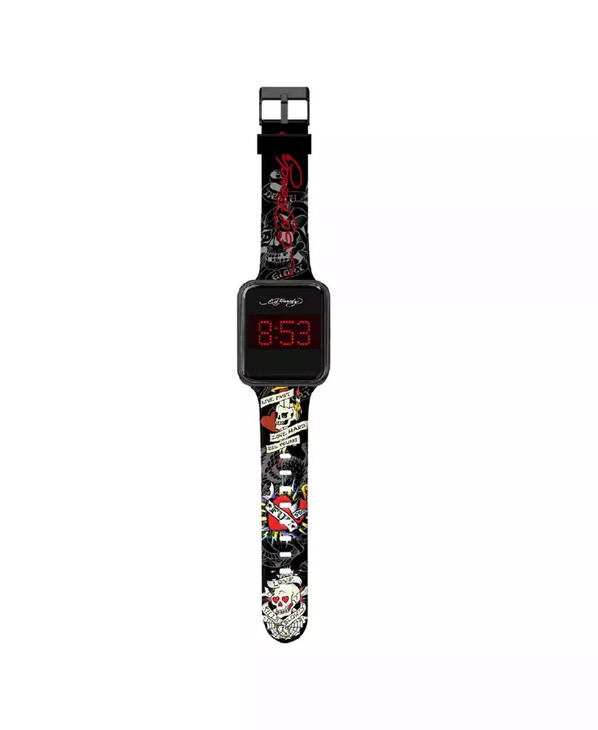Ed Hardy Men's Multicolor Silicone Strap Watch