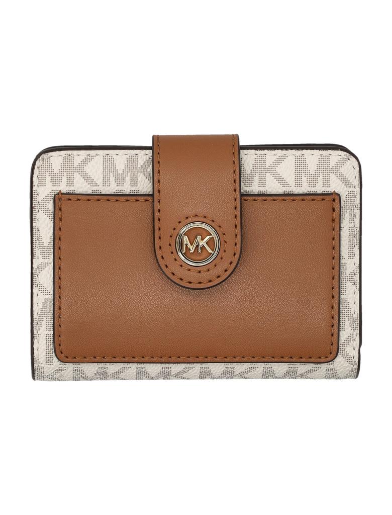 長財布 Michael By Michael Kors Wallet Michael Kors Michael Michael Kors Logo Plaque Bi-Fold Wallet