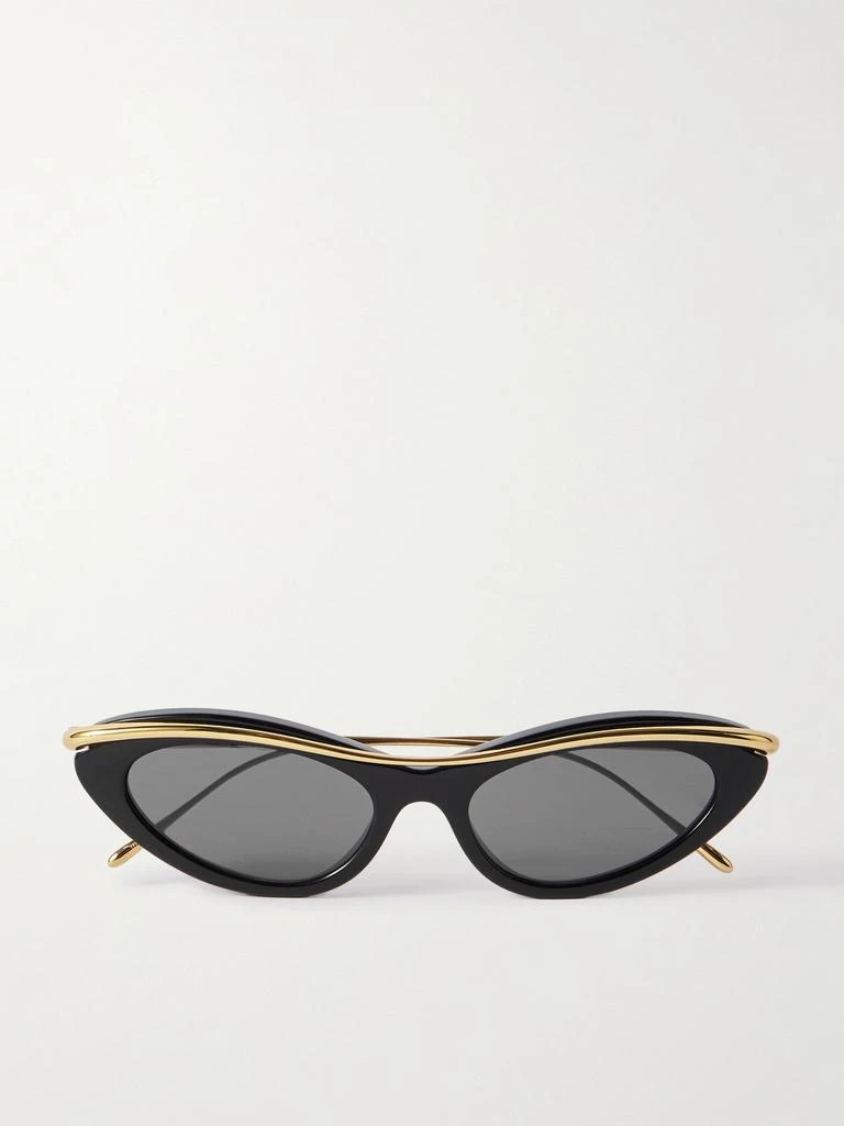 Loewe Lw40166i Signature 01a Nero Oro Sunglasses  display picture 3