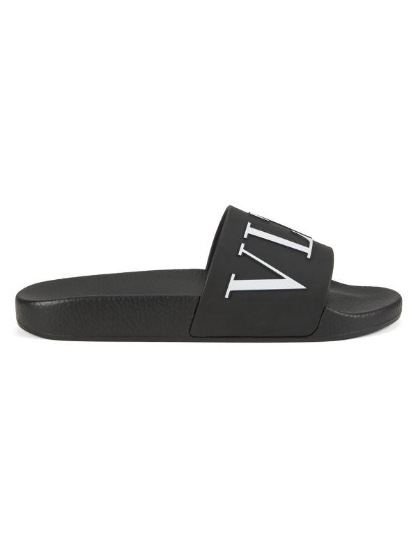 Valentino Logo Rubber Slides