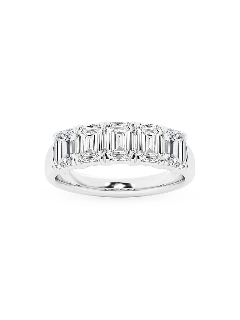 Saks Fifth Avenue Collection 14K White Gold 
3.00 TCW Lab-Grown Diamond Band Ring