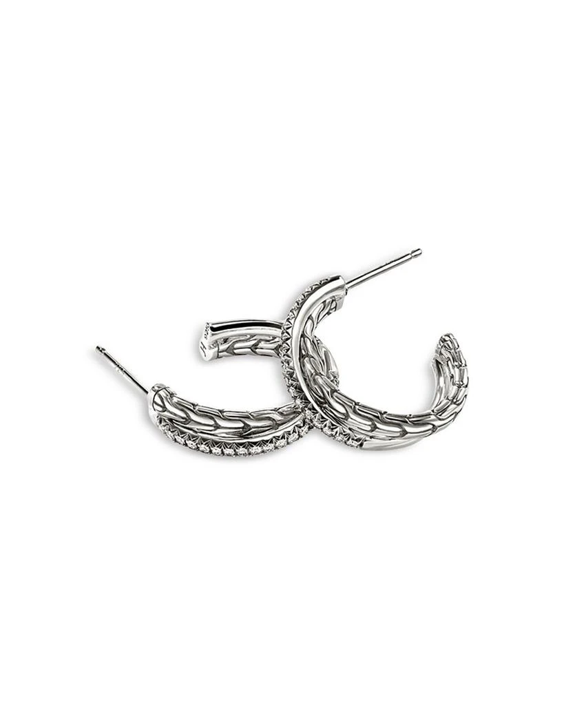 John Hardy Sterling Silver JH Essentials Diamond Pavé Crossover Earrings, 0.28 ct. t.w. 5