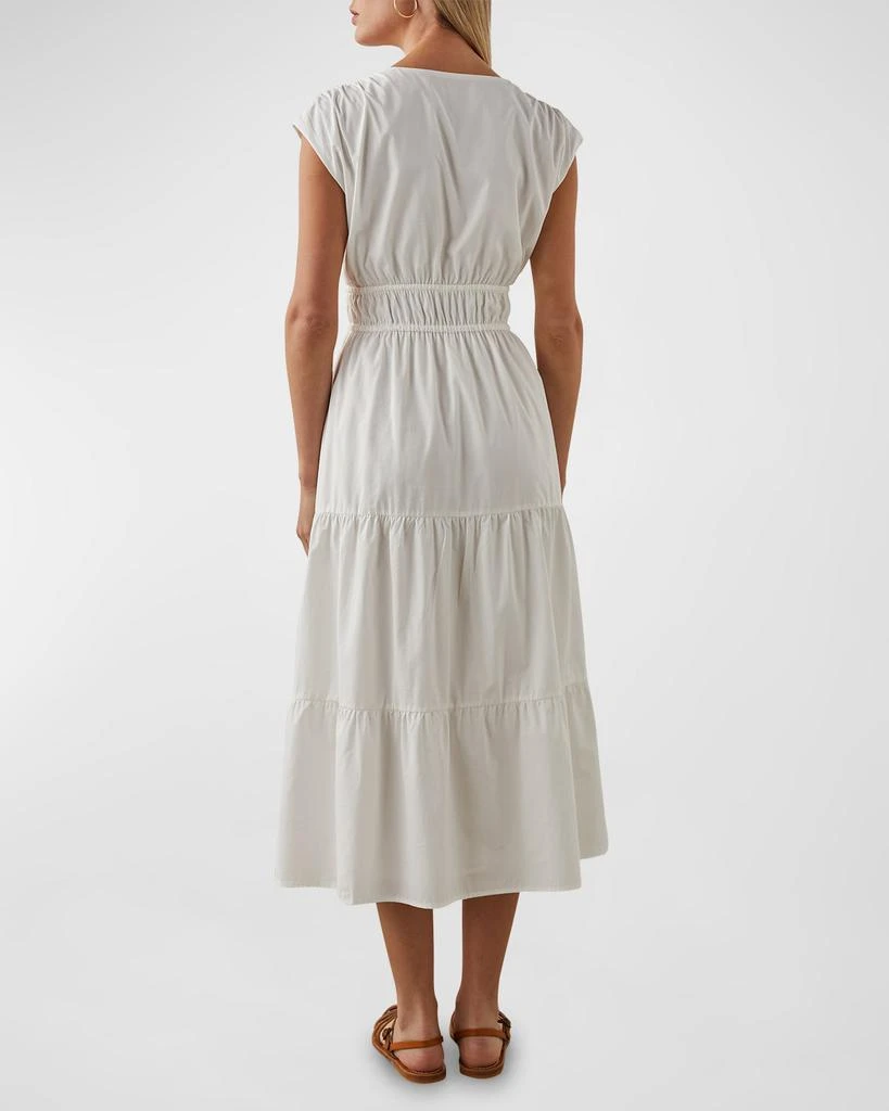 Rails Lucia Tiered Poplin Midi Dress 4