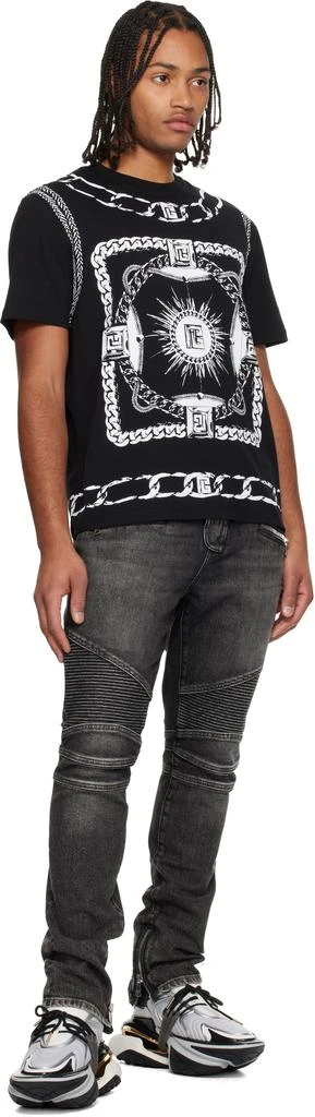 Balmain Gray Unicorn Wave Sneakers 5