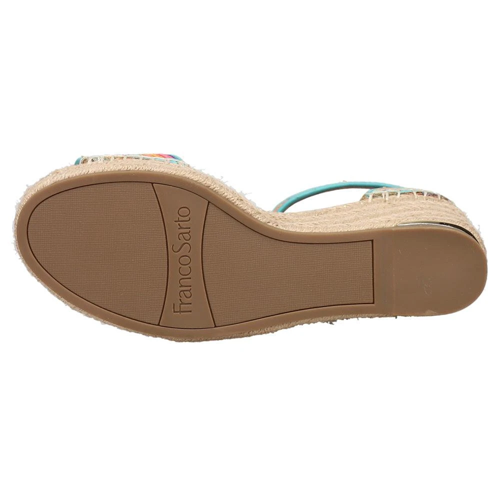 Franco Sarto Clemens Espadrille Ankle Strap Wedge Sandal 5