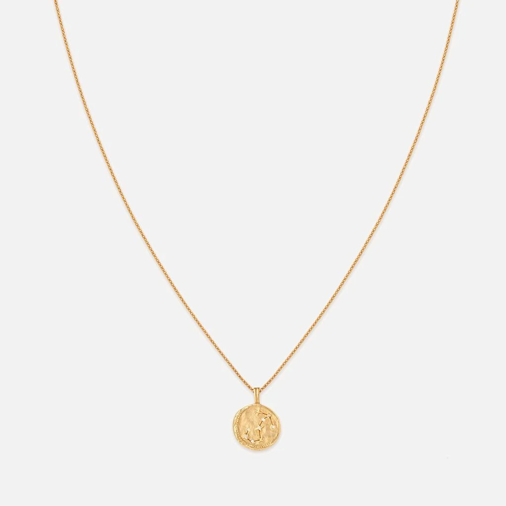 ASTRID & MIYU Scorpio Zodiac 18-Karat Gold-Plated Necklace 1