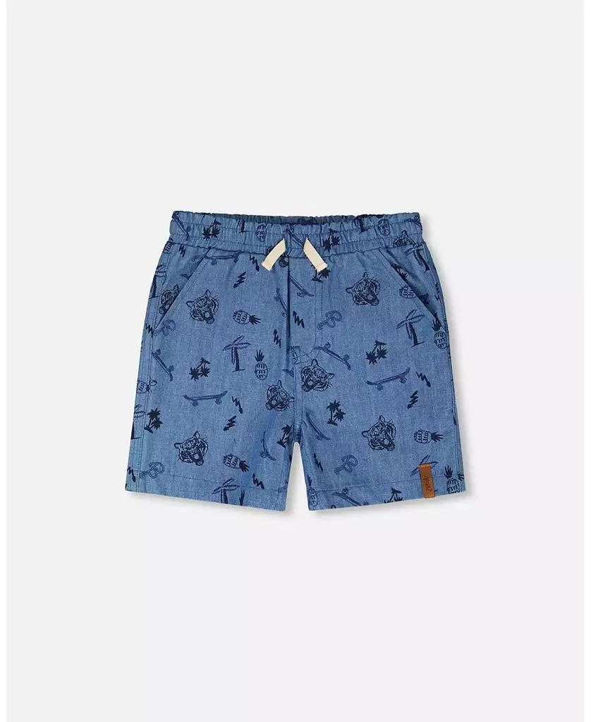 Deux par Deux Big Boys Chambray Shorts