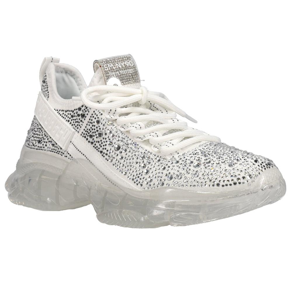 Steve Madden Maxima Rhinestone Lace Up Sneakers