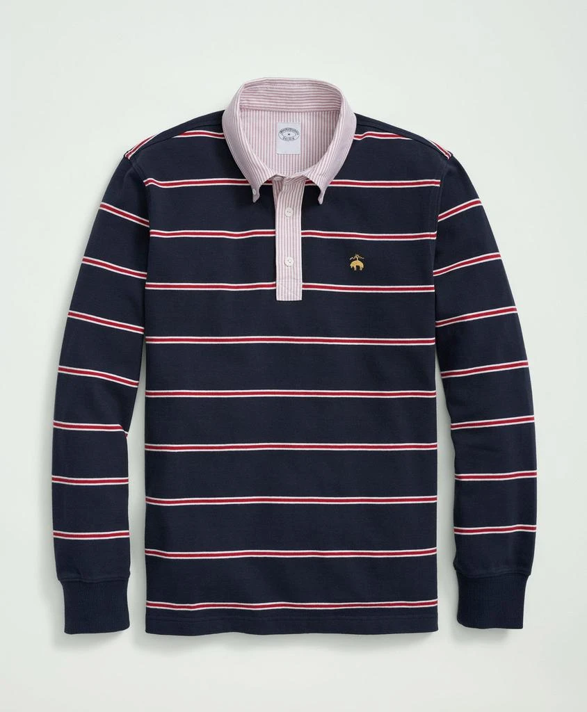 Brooks Brothers Cotton BB#2 Stripe Rugby Shirt 1