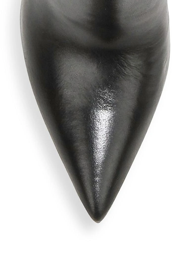 VERONICA BEARD Lisa 95MM Knee-High Wide-Calf Leather Boots 4