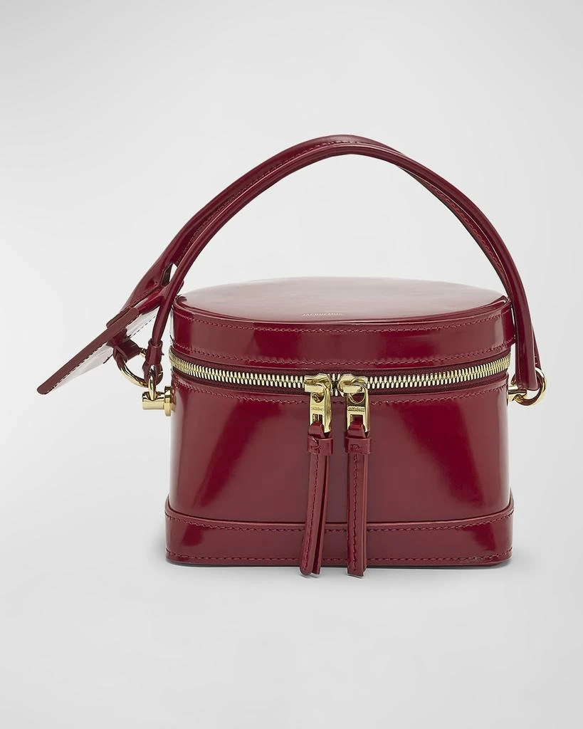 Jacquemus Le Vanito Patent Top-Handle Bag 1