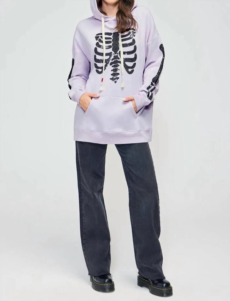 Wildfox Wildfox - Rockstar Ribcage Road-trip Hoodie 1