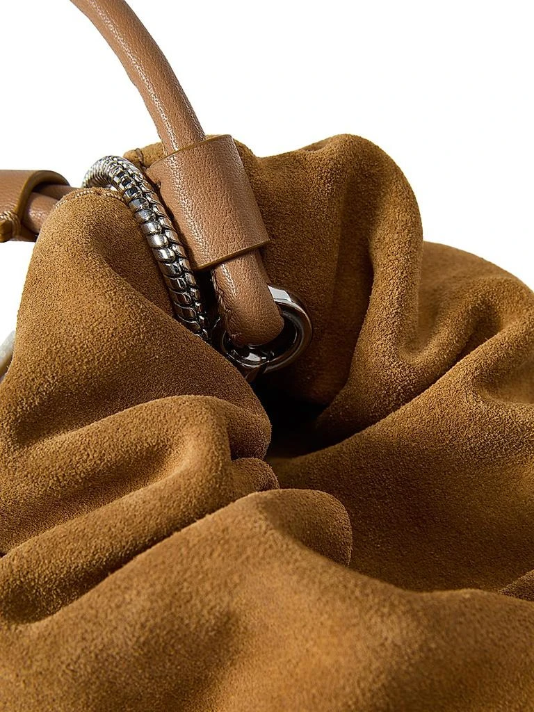 VERONICA BEARD Small Crystal Suede Shoulder Bag 7