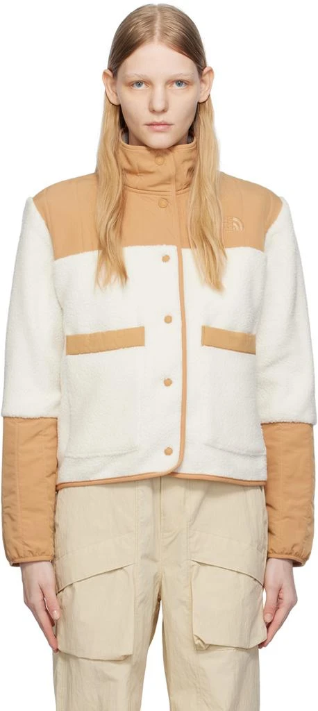 The North Face White & Tan Cragmont Jacket 1