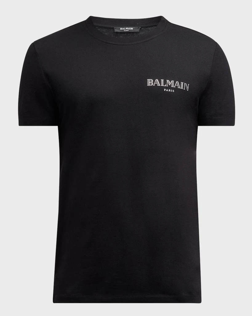 Balmain Men's Metallic Vintage Logo T-Shirt 1