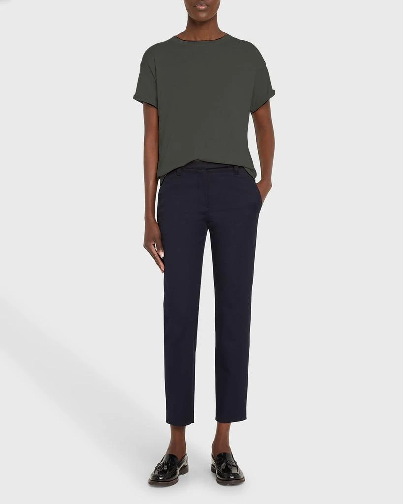 Brunello Cucinelli Cashmere-Blend Knit Lurex T-Shirt 2