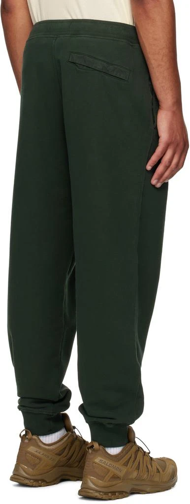 Stone Island Green 6200003 Brushed Organic Cotton Fleece Sweatpants 3
