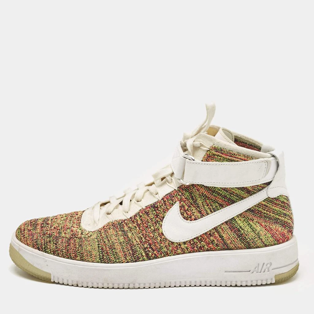 Jordan Air Jordans Multicolor Fabric and Leather Air Force High Top Sneakers Size 46 1