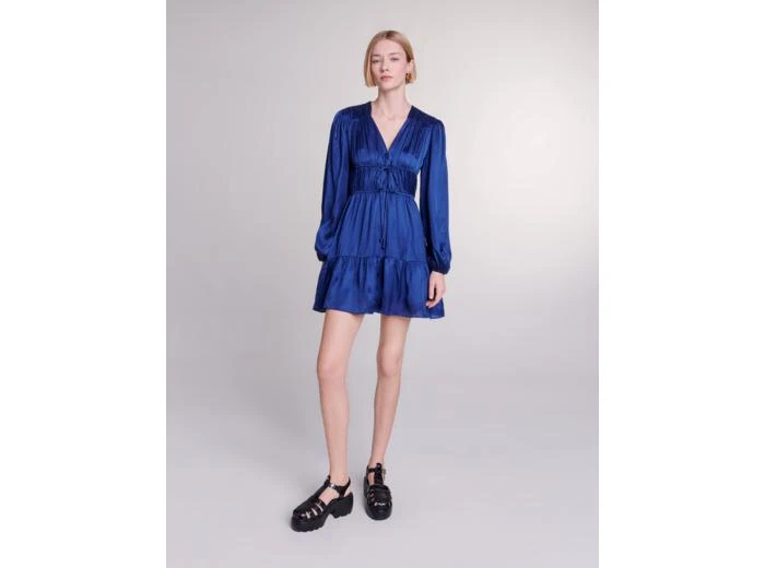 Maje Robe courte satinée 1