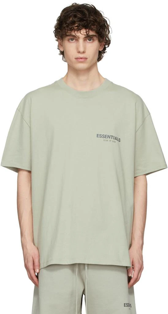 Essentials SSENSE Exclusive Green Jersey T-Shirt 1