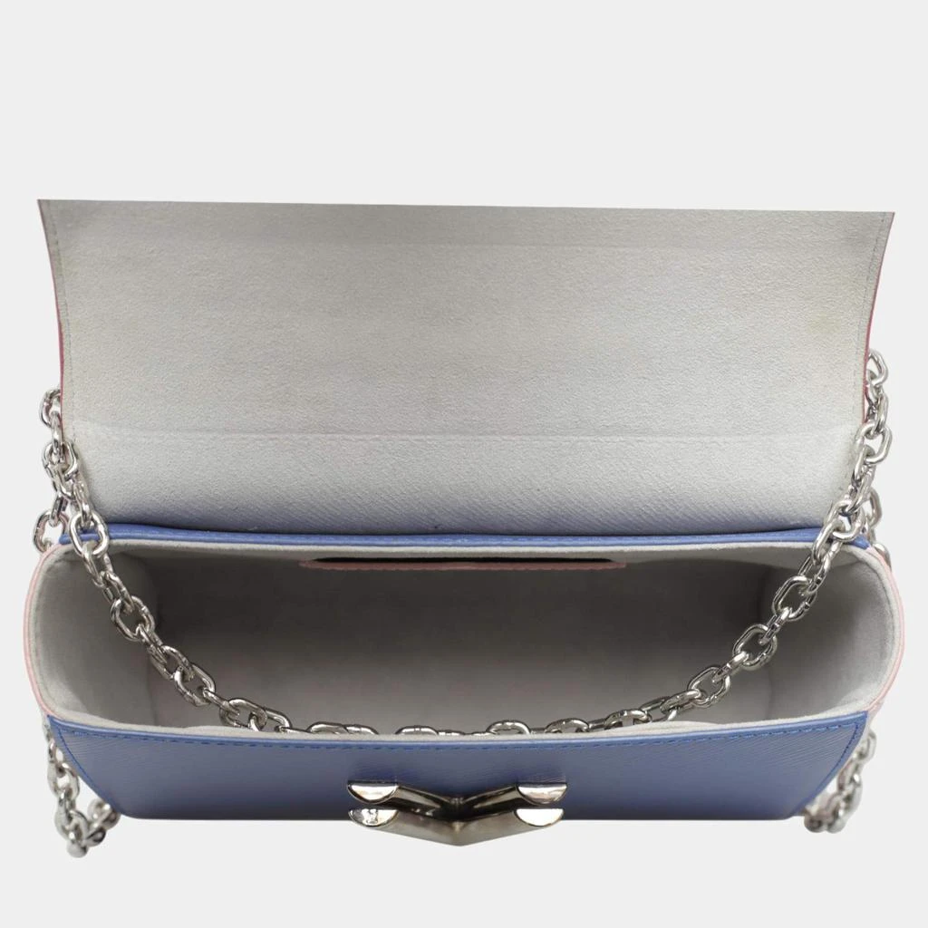 Louis Vuitton Louis Vuitton Soft Pink, Pink, Blue Epi Leather Twist MM Bag 7