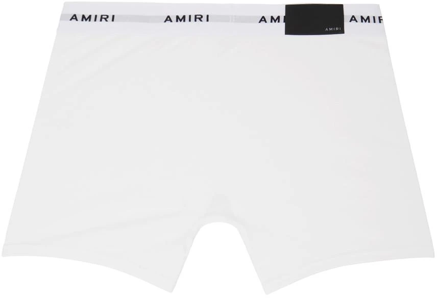 AMIRI Two-Pack White Logo Patch Boxer Briefs 3