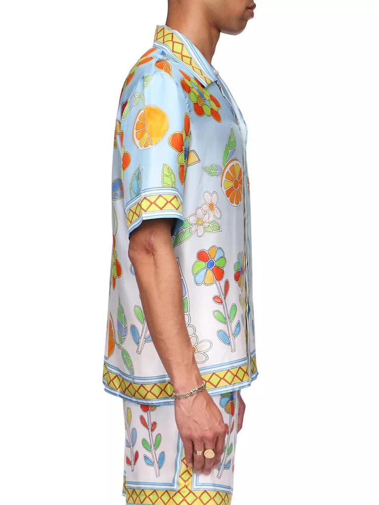 Casablanca Stained Glass Print Silk Shirt 5