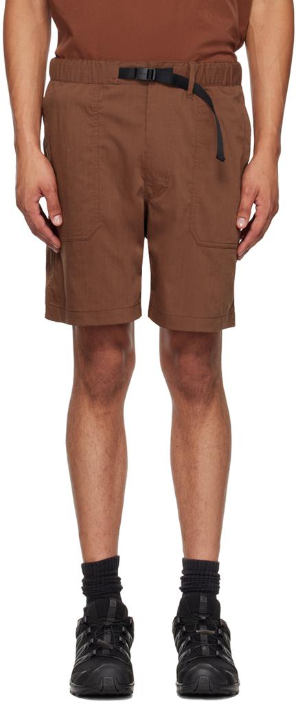 NANGA Brown Field Shorts