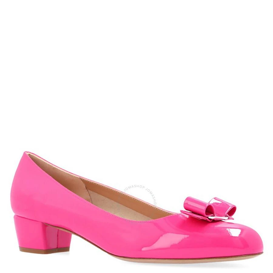 Salvatore Ferragamo Salvatore Ferragamo Ladies Hot Pink Vara Bow Pump Shoe 3