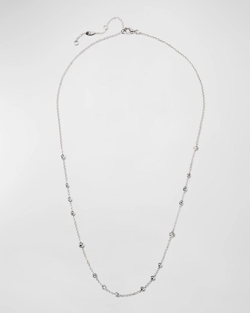 Memoire 18k White Gold Dazzle By-the-Yard Diamond Necklace, 18"L, 0.76tcw 1
