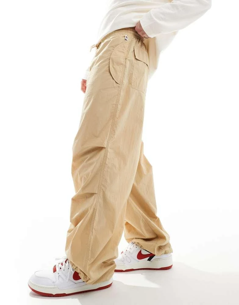 Tommy Jeans Tommy Jeans nylon parachute pants in beige 3