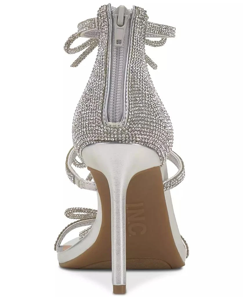 INC International Women's Nolino Beaded Bow T-Strap Dress Sandals, Created for Macy's 4