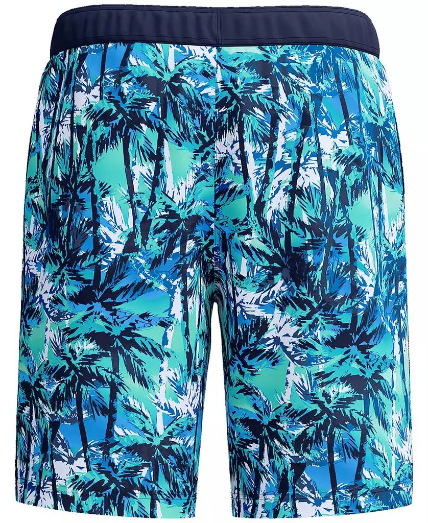 Speedo Men
s Hawaiian Sky Bondi Basin Palm Print Drawstring 9" Boardshorts 13