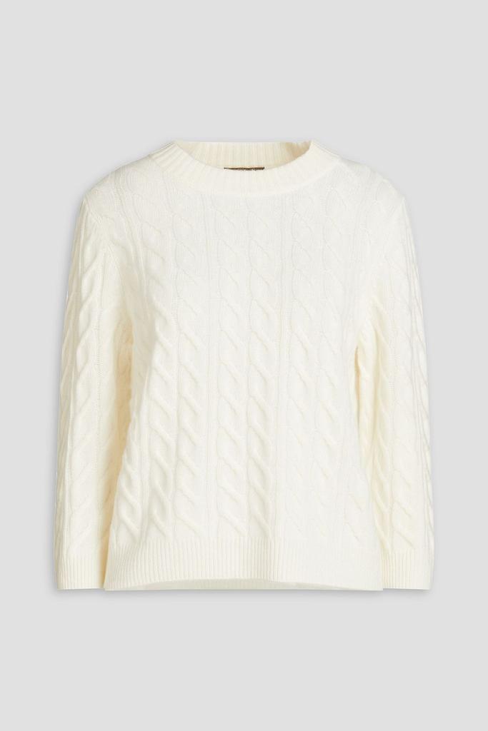 N.PEAL Cable-knit cashmere sweater