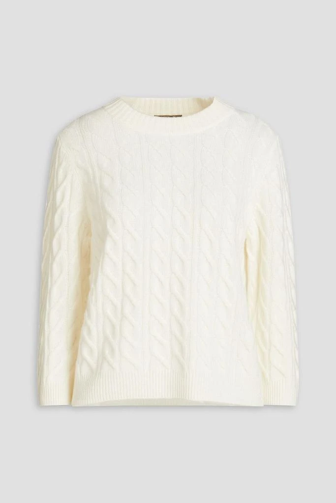 N.PEAL Cable-knit cashmere sweater 1