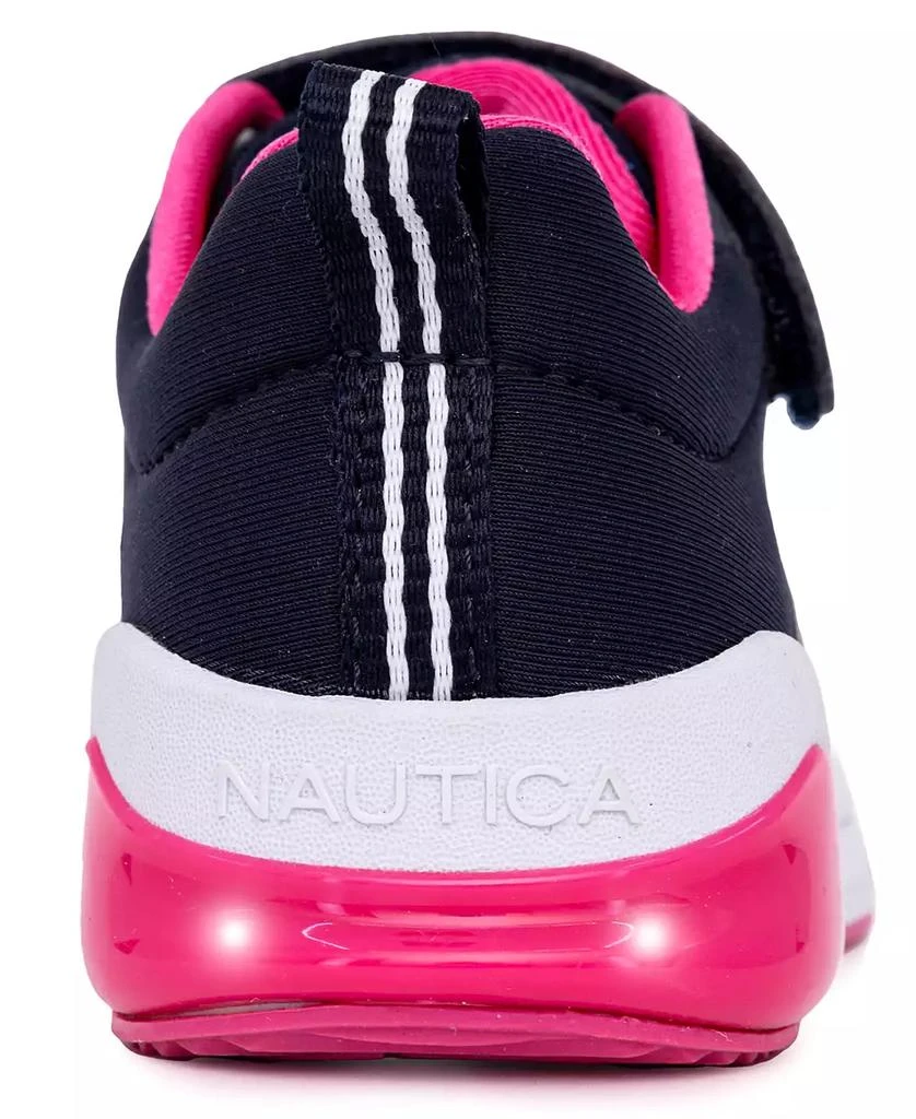 Nautica Big Girls Towhee Buoy Light Up Lace Up Sneakers 3